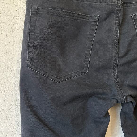 ACNE STUDIOS Ace Ups Jeans Black Denim Slim Straight Low Rise Moto - Picture 8 of 16